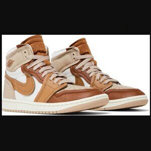 Authentic Womens Air Jordan 1 High Method of Make "Legend Medium Brown" Size 9